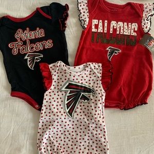 Baby Girl Atlanta Falcons Onesie 6-9 Months